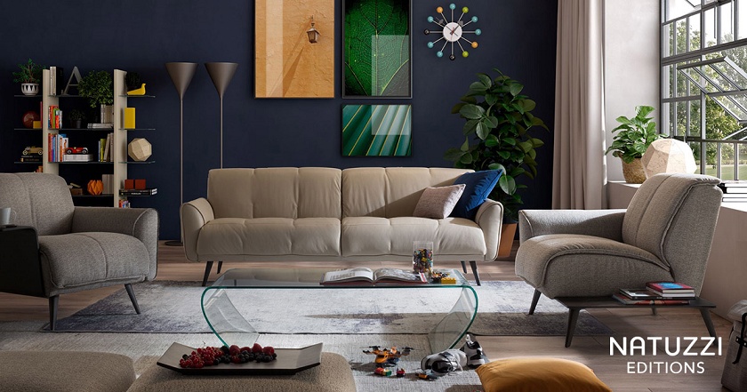 Trendy v obývačke 2021/2022 podľa NATUZZI EDITIONS